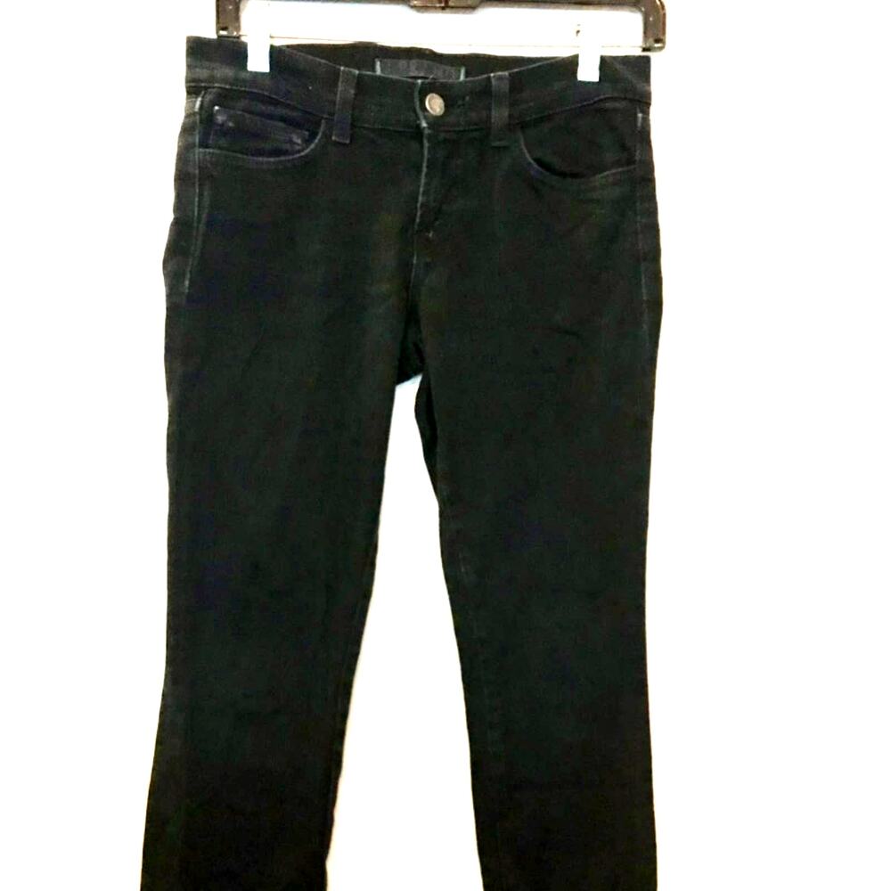 J Brand Midrise Cropped Zipper Ankle Jeans Size 25